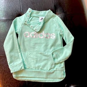 Cute adidas mint green pullover!